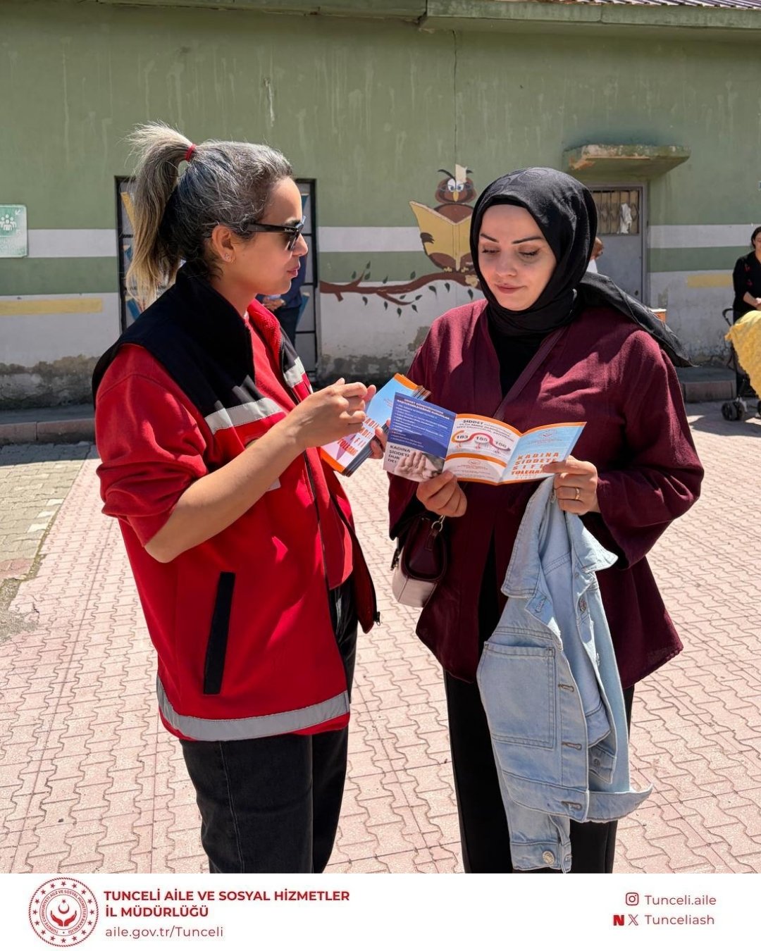 Kadına Yönelik Şiddetle Mücadele Kapsamında Bilgilendirme Broşürleri Dağıtıldı