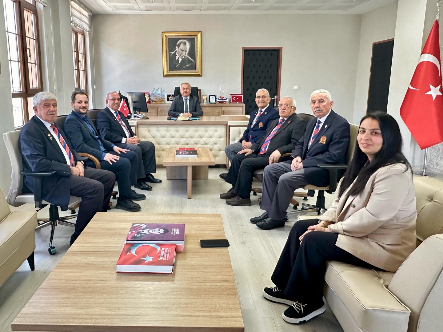 Kahraman Gazilerimiz İl Müdürümüzü Ziyaret Ettiler