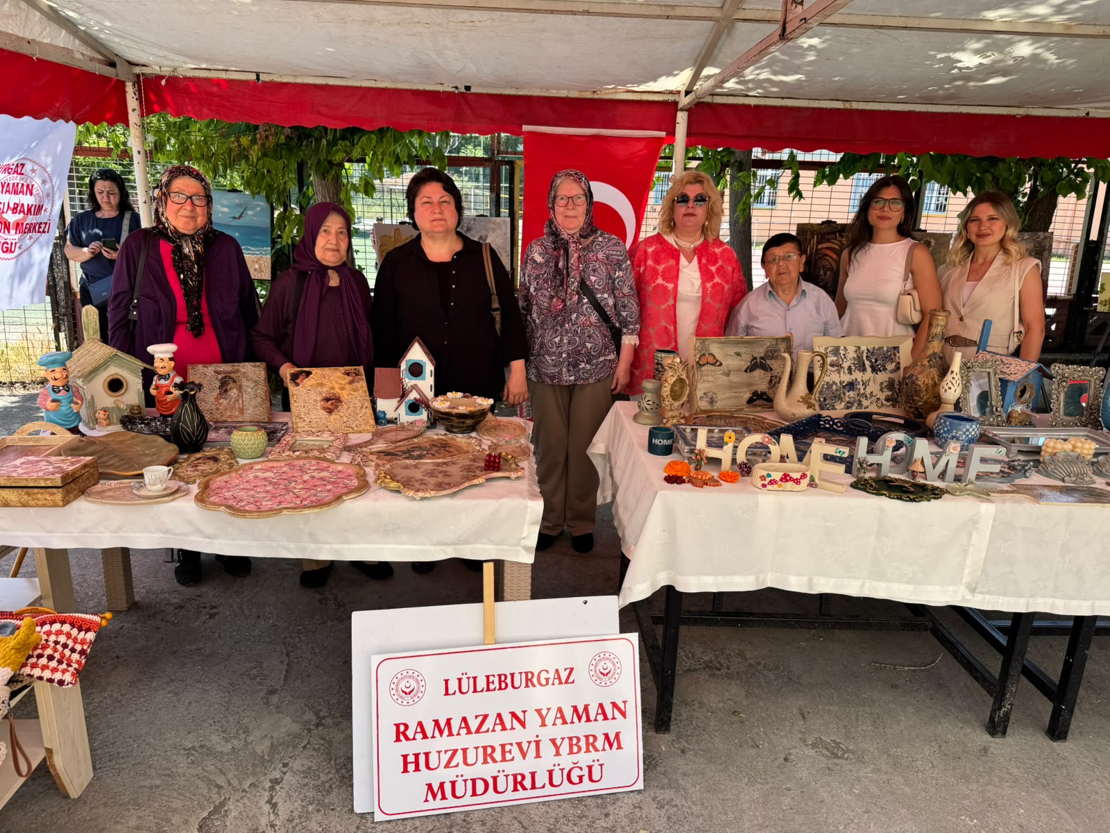 Lüleburgaz'da Büyüklerin El Emeği Göz Doldurdu
