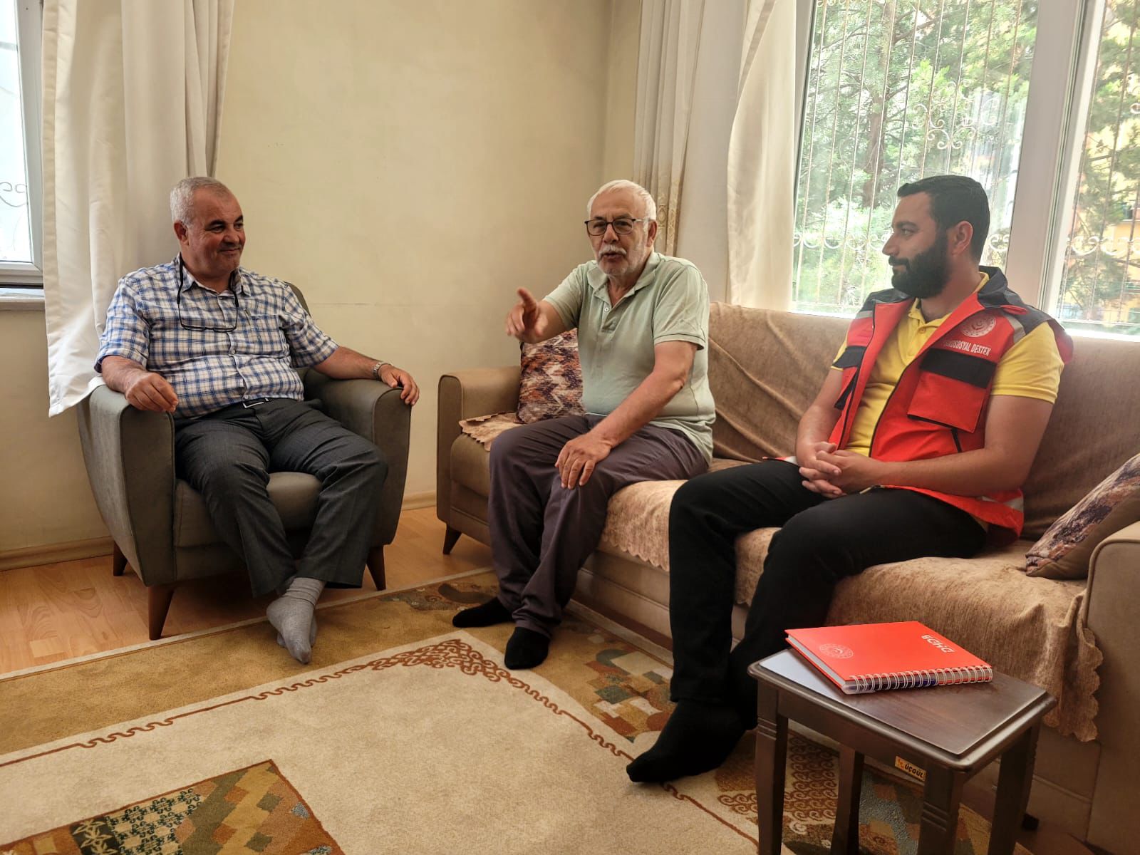 Kıbrıs Gazimiz Refik Kafaf’a Ziyaret