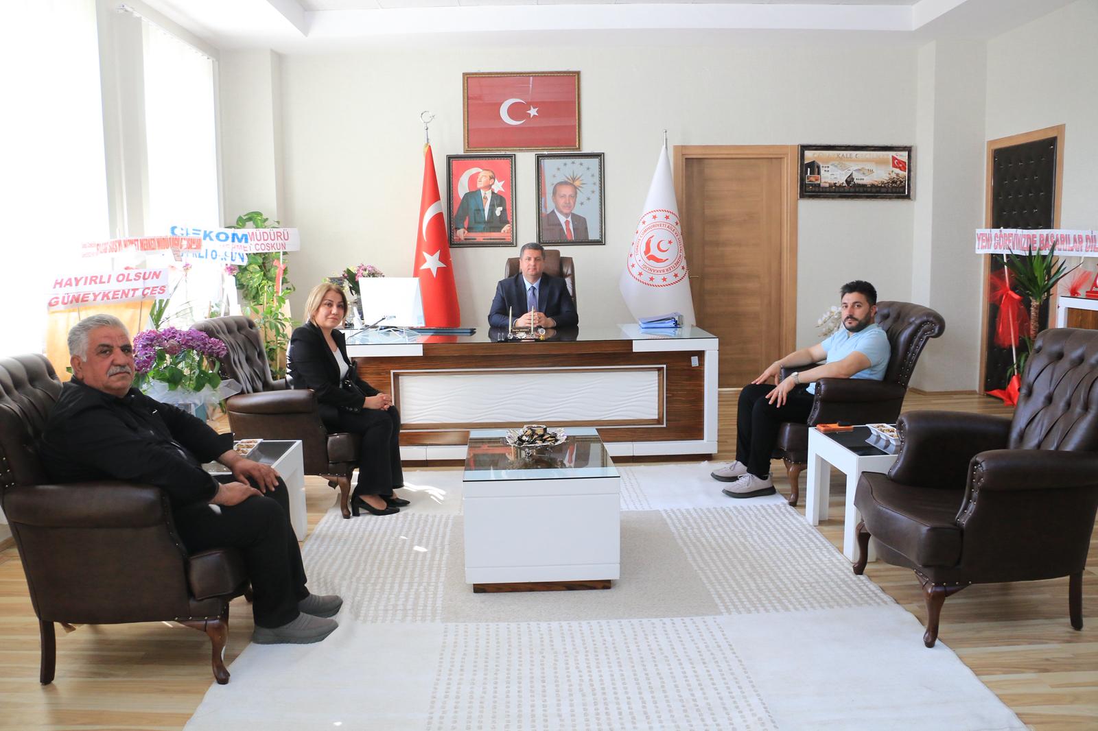 MÜDÜRLÜĞÜMÜZE BAĞLI KURULUŞ MÜDÜRÜ VE KIYMETLİ ÇALIŞMA ARKADAŞLARIMIZDAN SERDAR DEMİRCİ'YE ZİYARET