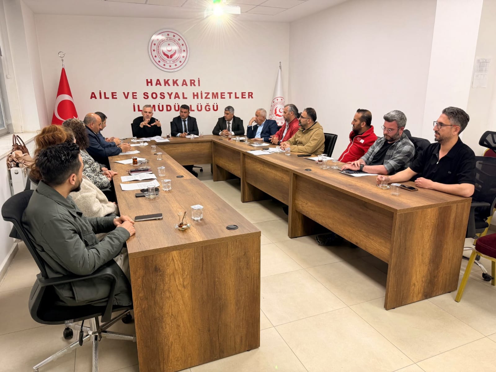 Hakkari’de Afet ve Acil Durumlarda Psikososyal Destek Grubu Toplantısı