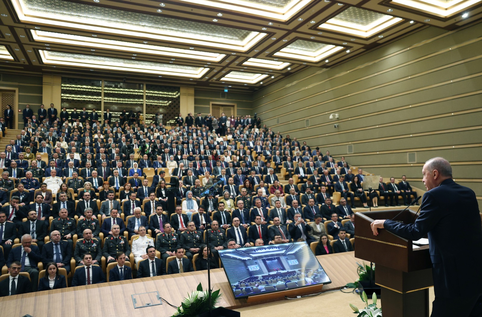 Cumhurbaşkanlığı Külliyesi’nde düzenlenen Millî Güvenlik Konferansları Açılış Töreni’ne katılım sağlandı