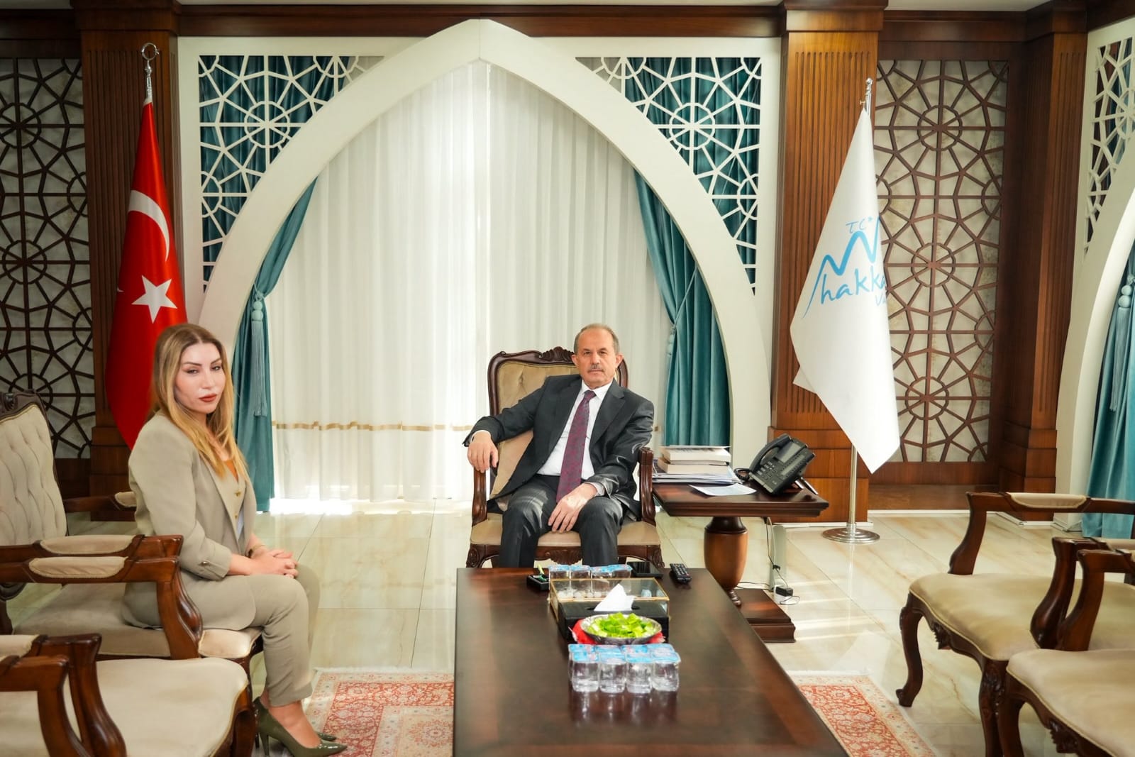 İl Müdürümüz Sevgül BİLGİÇ, Sayın Valimiz İbrahim TAŞYAPAN’ı Ziyaret Etti