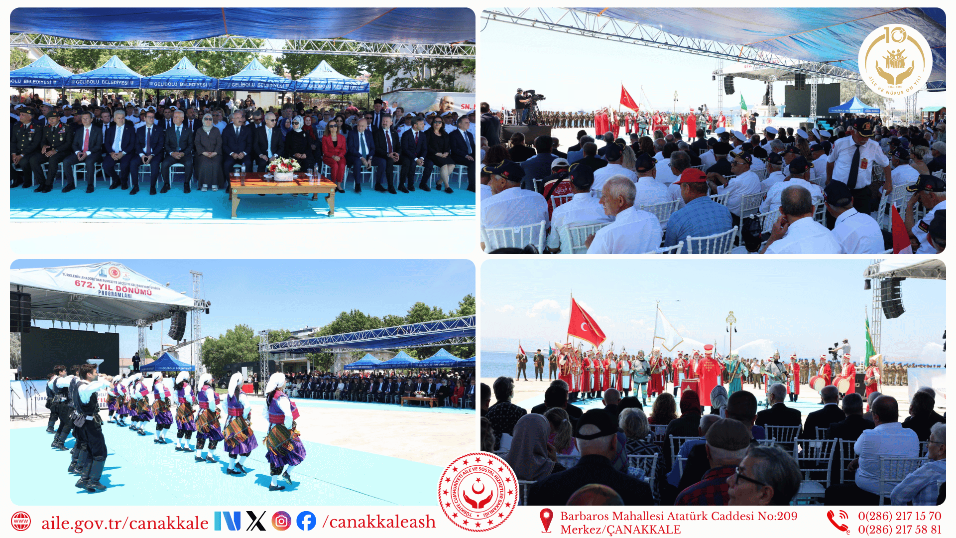 Gelibolu’nun Fethinin 672. Yıl Dönümü Coşkuyla Kutlandı