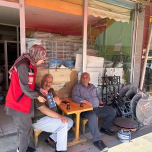 Kadına Yönelik Şiddetle Mücadele kapsamında esnaf ziyaretleri gerçekleştiril - fotoğraf 1