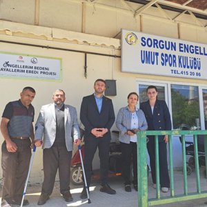 Sorgun Umut Engelliler Derneği ve Spor Kulübüne Ziyaret.  - fotoğraf 1