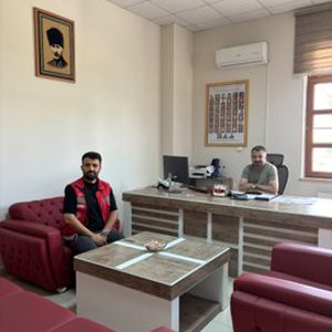 Sosyal Risk Haritası çalışmaları kapsamında ilçemizde bulunan kamu kurumlarına ziyaretler gerçekleştirildi. - fotoğraf 1