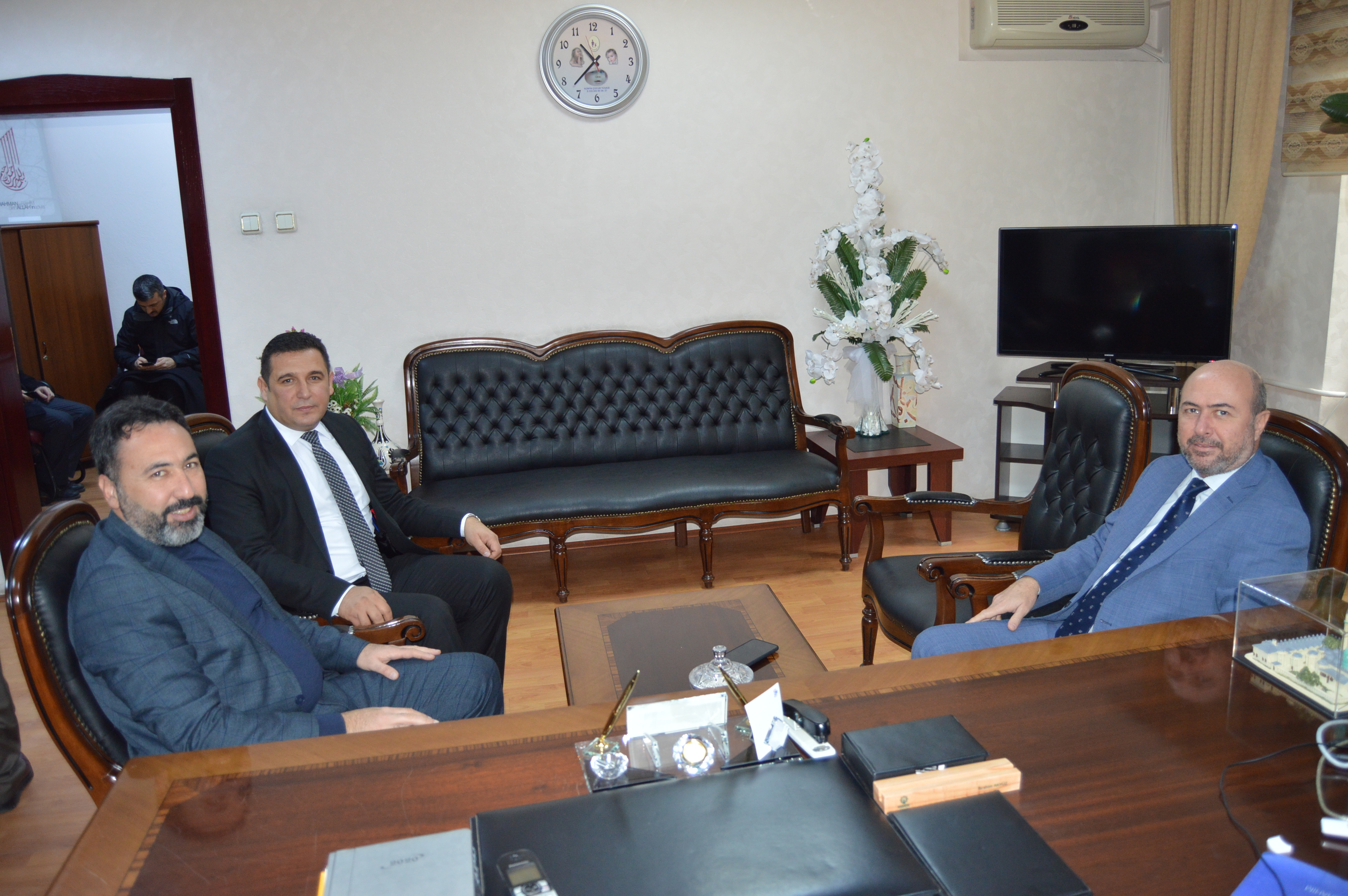 Selçuklu Belediye Başkanı Sayın Ahmet PEKYATIRMACI İl Müdürümüz İbrahim AKYÜZ'ü ziyaret etti