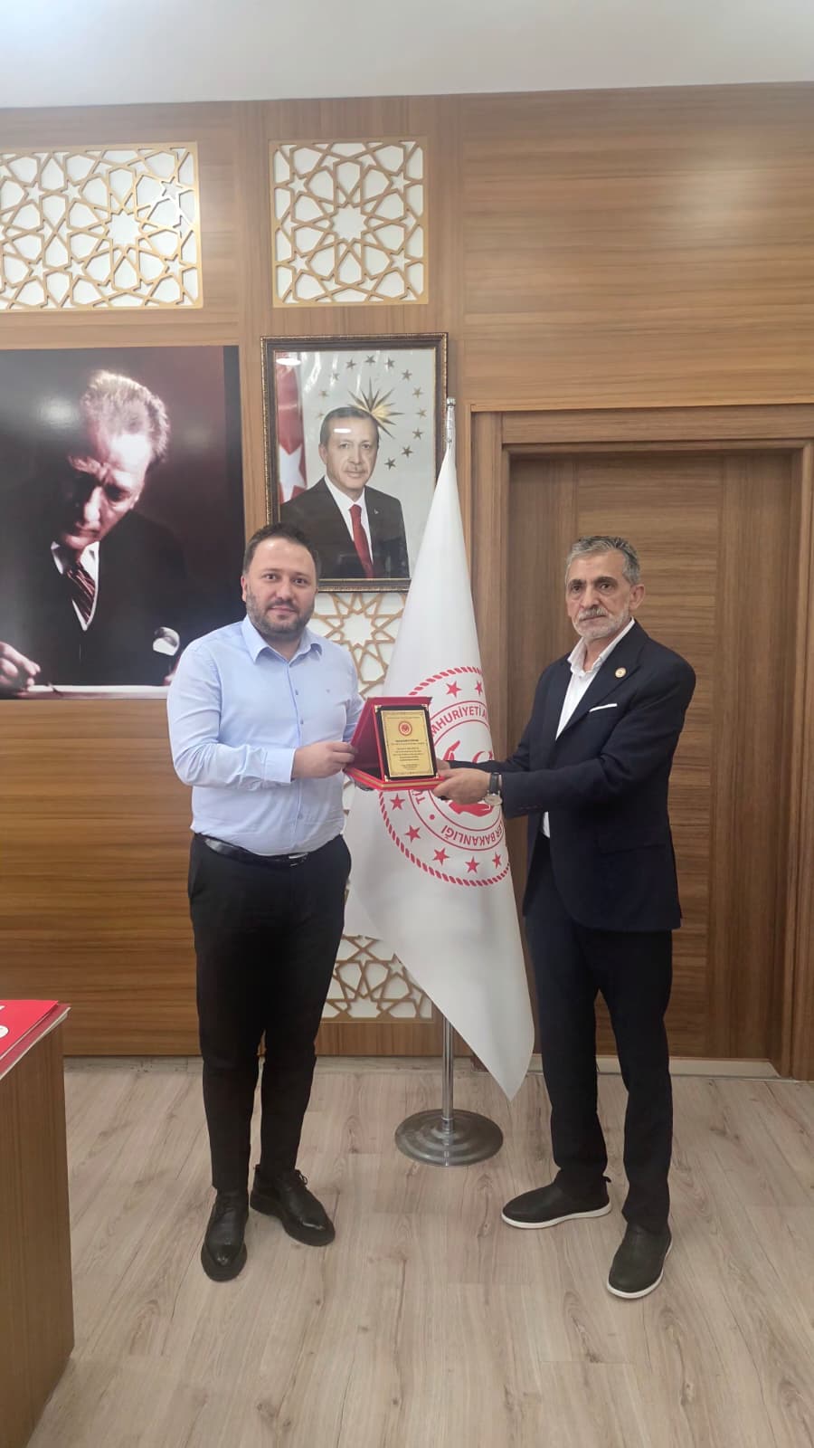 Şehit Gazi Kamu-Sen Genel Başkanı'ndan İl Müdürümüze Ziyaret