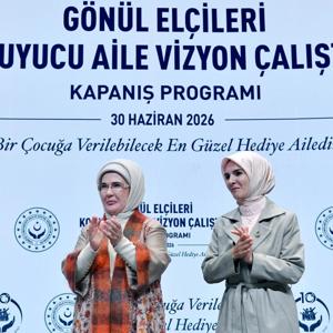 Emine Erdoğan Hanımefendi ve Bakanımız Göktaş "Gönül Elçileri Koruyucu Aile Vizyon Çalıştayı Kapanış Programı"na katıldı - fotoğraf 8