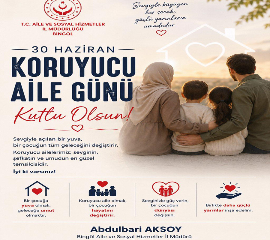Bir çocuğa verilebilecek en güzel hediye ailedir.