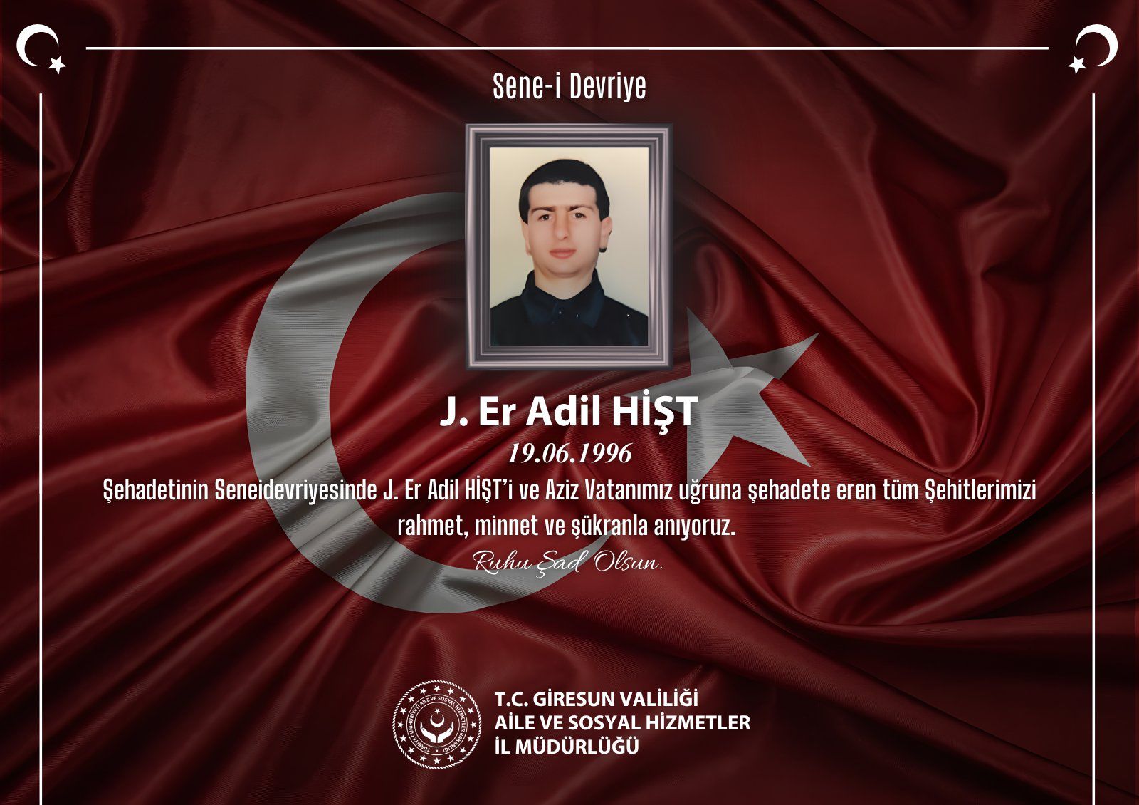 Aziz Şehitlerimizi Rahmet, Minnet ve Şükranla Yâd Ediyoruz