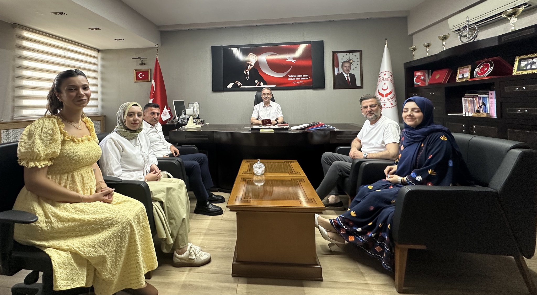Engelli Aktif Yaşam Merkezi'nden İl Müdürümüze Ziyaret