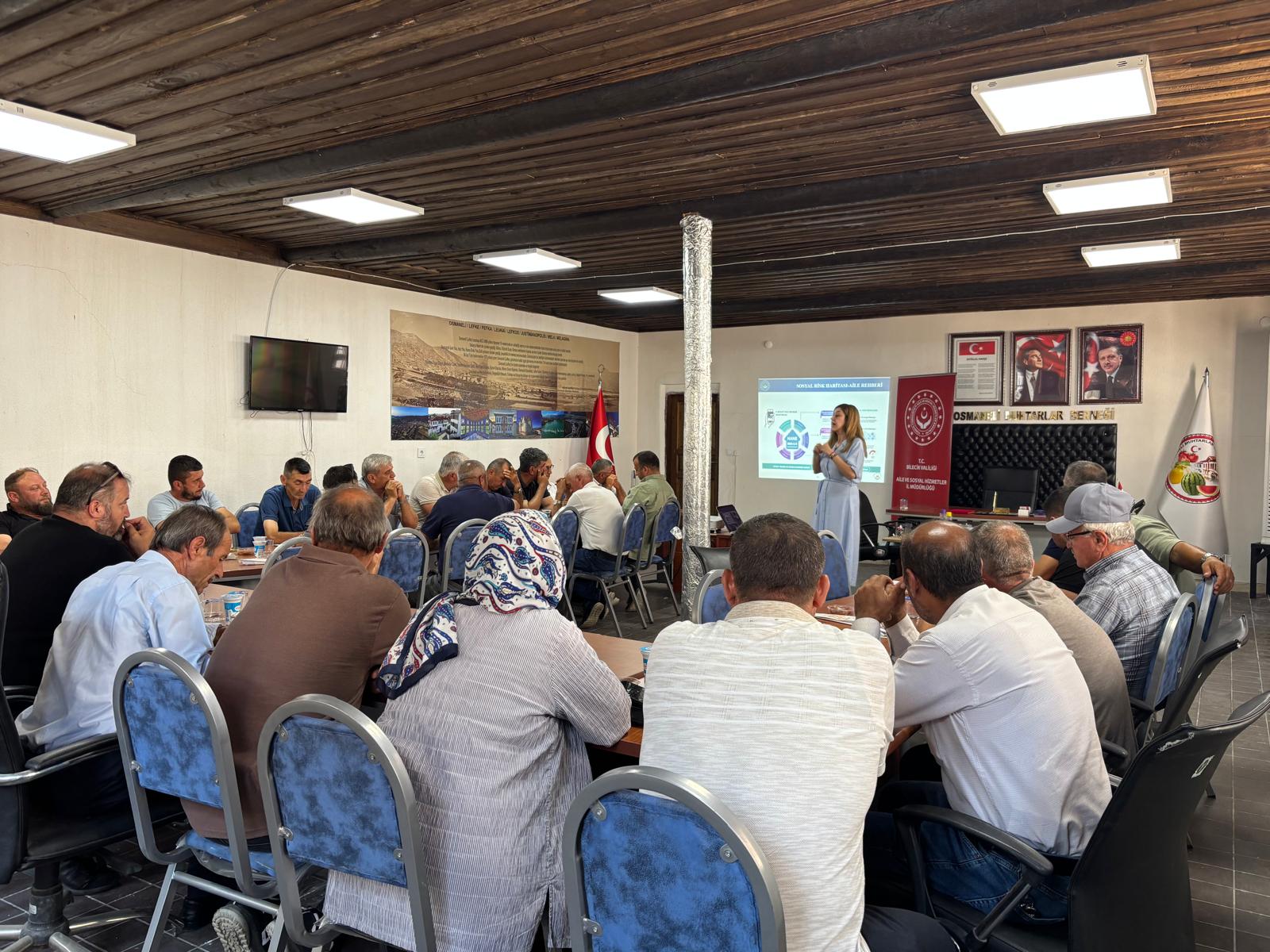 SOSYAL RİSK HARİTASI KAPSAMINDA MUHTARLARA YÖNELİK BİLGİLENDİRME