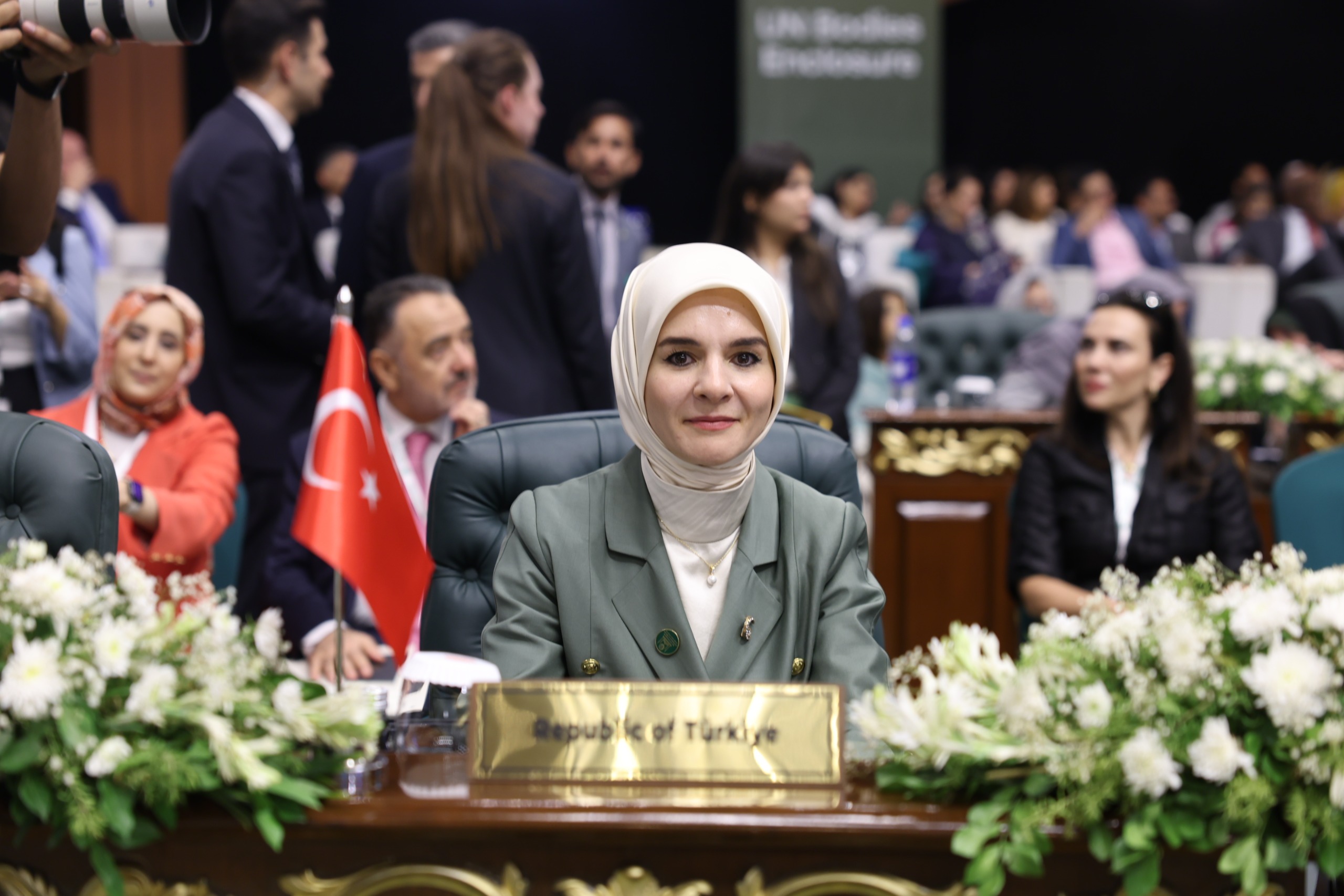 Aile ve Sosyal Hizmetler Bakanımız Göktaş, İİT 9. Kadından Sorumlu Bakanlar Konferansı'nda konuştu