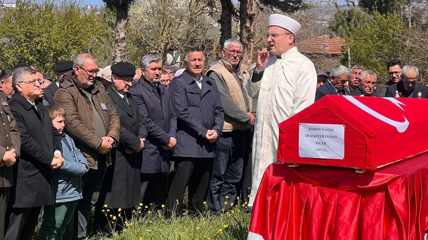 Kıbrıs Gazimiz Muzaffer Özsoy Son Yolculuğuna Uğurlandı