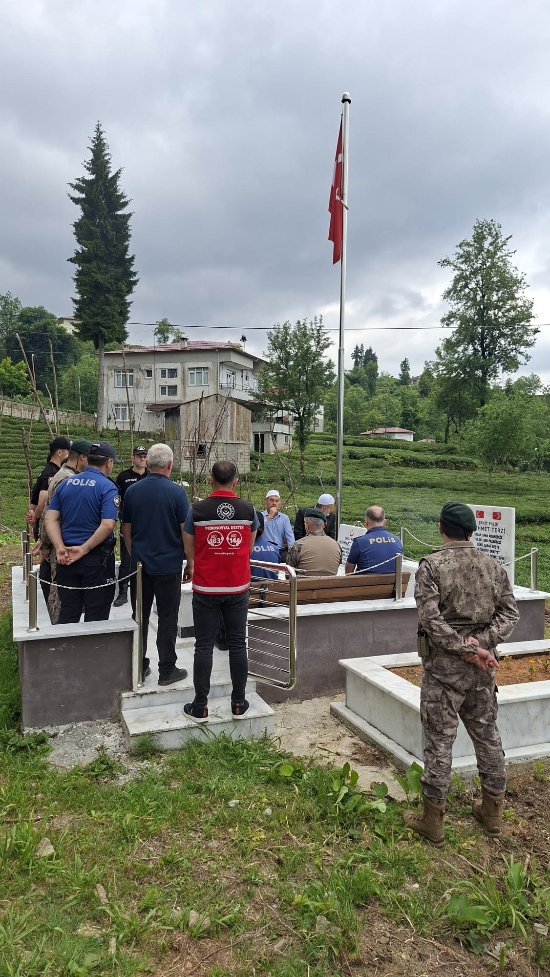 Aziz Şehidimiz Mehmet Terzi Kabri Başında Anıldı