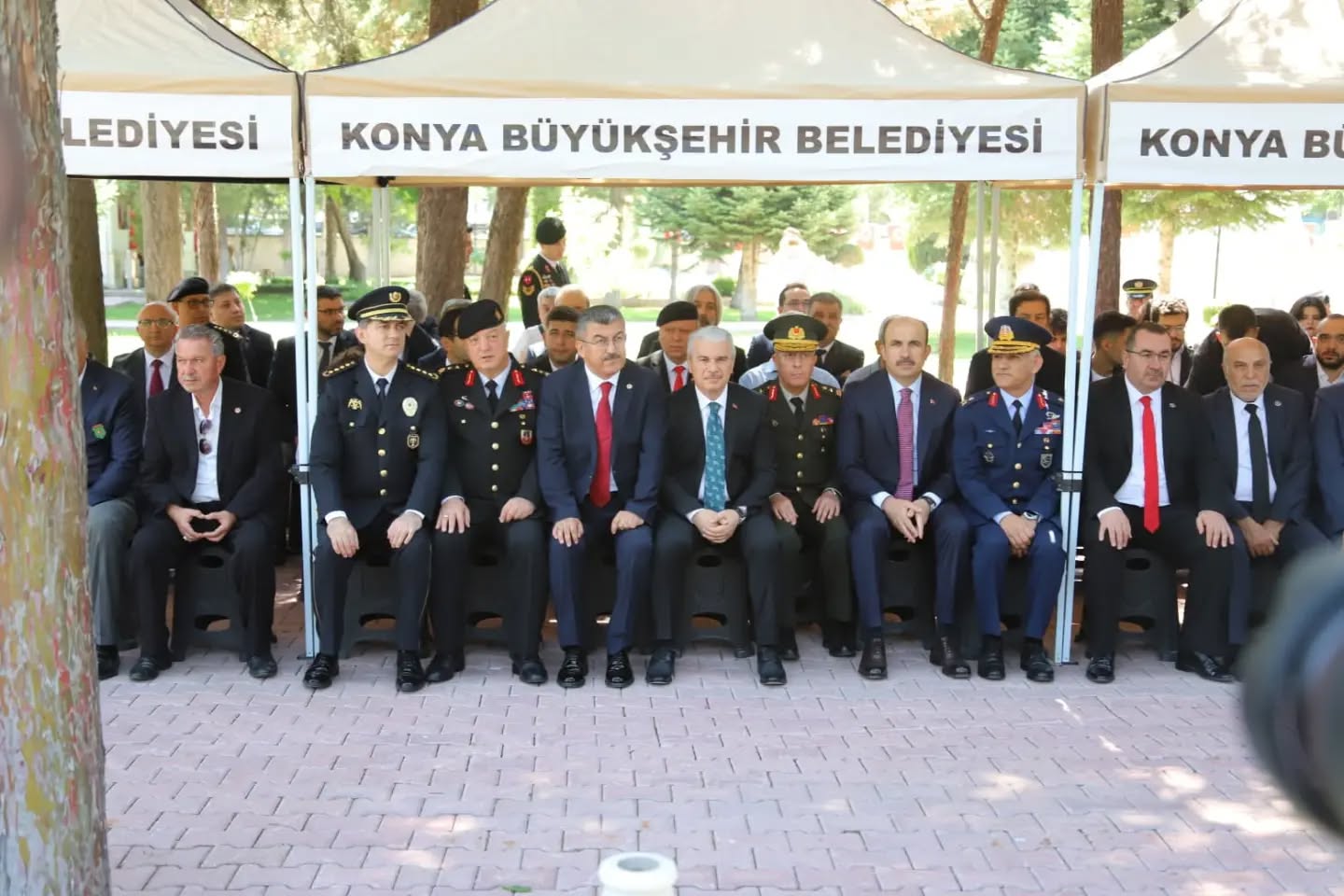15 Temmuz Demokrasi ve Millî Birlik Günü Dolayısıyla Konya Şehitliği'nde Anma Programı Düzenlendi