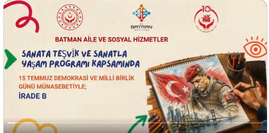 “İrade Bizim, Zafer Bizim” temalı resim sergisi 