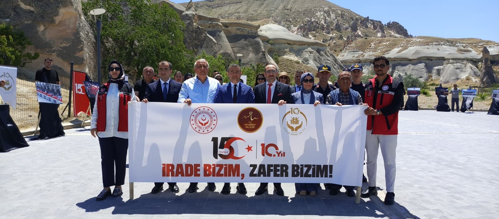 15 Temmuz Demokrasi ve Millî Birlik Günü'nün 10. yılı dolayısıyla Paşabağları Ören Yeri'nde "İrade Bizim, Zafer Bizim" temalı sergi düzenlendi.