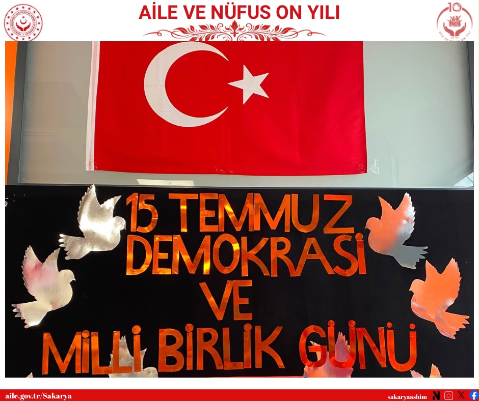 15 Temmuz Demokrasi ve Millî Birlik Günü Anma Programı