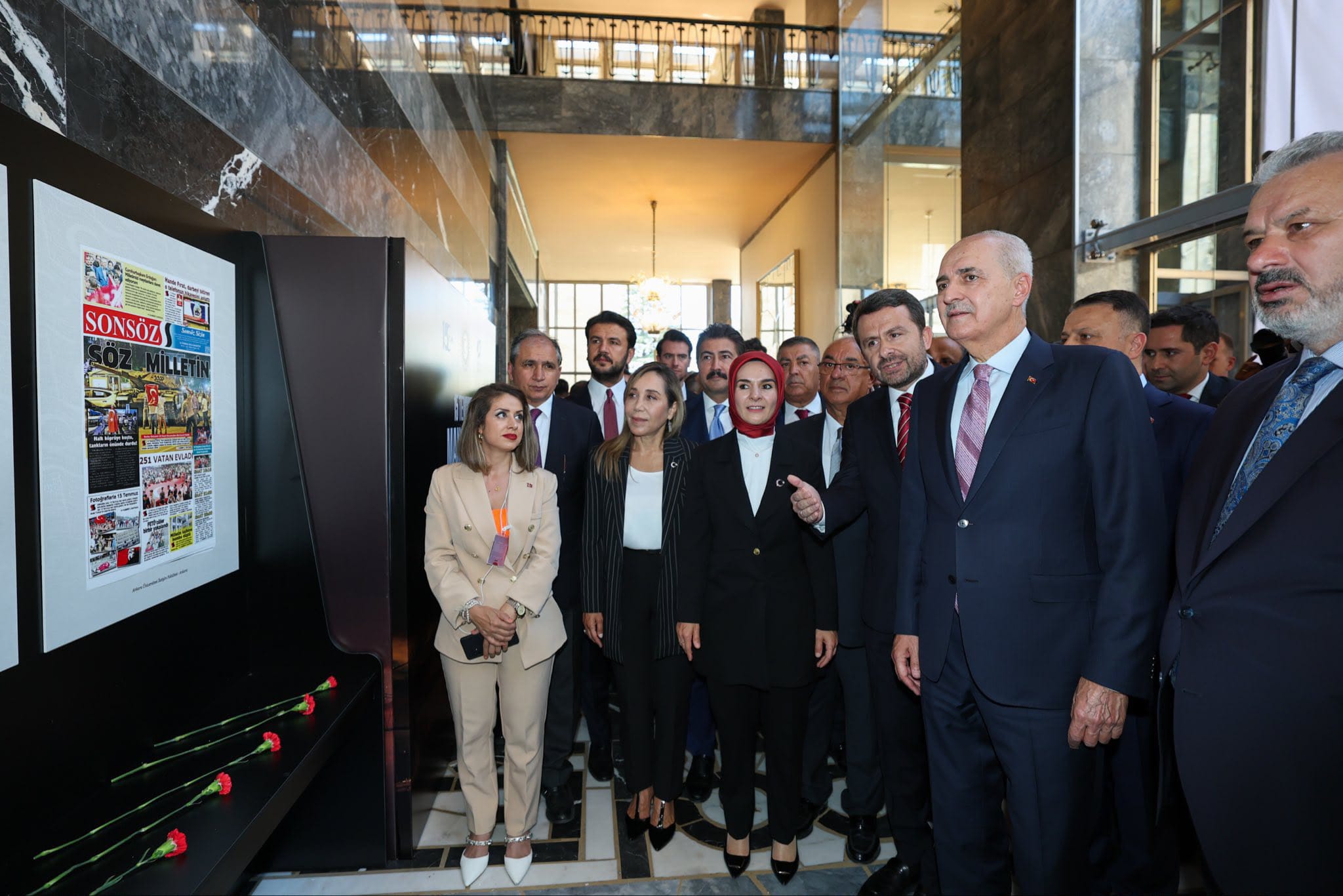 15 Temmuz’un 10. Yılında “Sanata Teşvik ve Sanatla Yaşam Sergisi” Türkiye Büyük Millet Meclisinde Düzenlendi