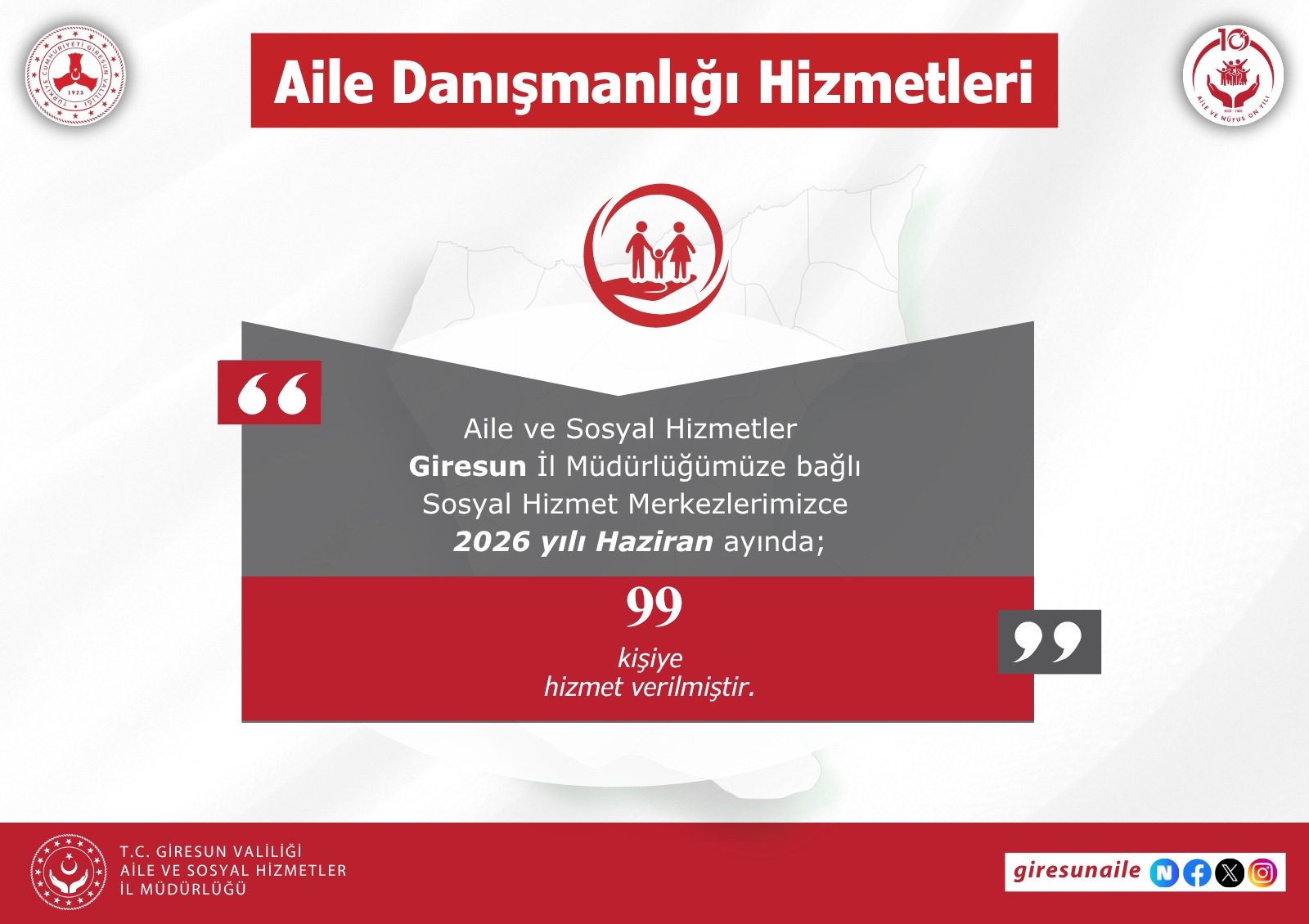 Aile Danışmanlığı Hizmetleriyle Ailelerin Yanındayız