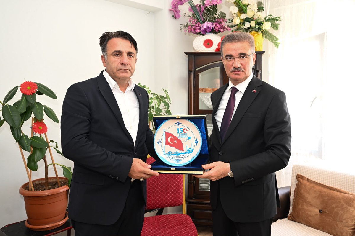 15 Temmuz Gazimiz Ahmet Kağızmanlı’yı Ziyaret Ettik.