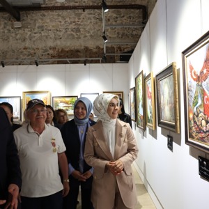Bakanımız Göktaş, Vakıfbank'ın "İrade Bizim Zafer Bizim Sergisi"ne katıldı - fotoğraf 12