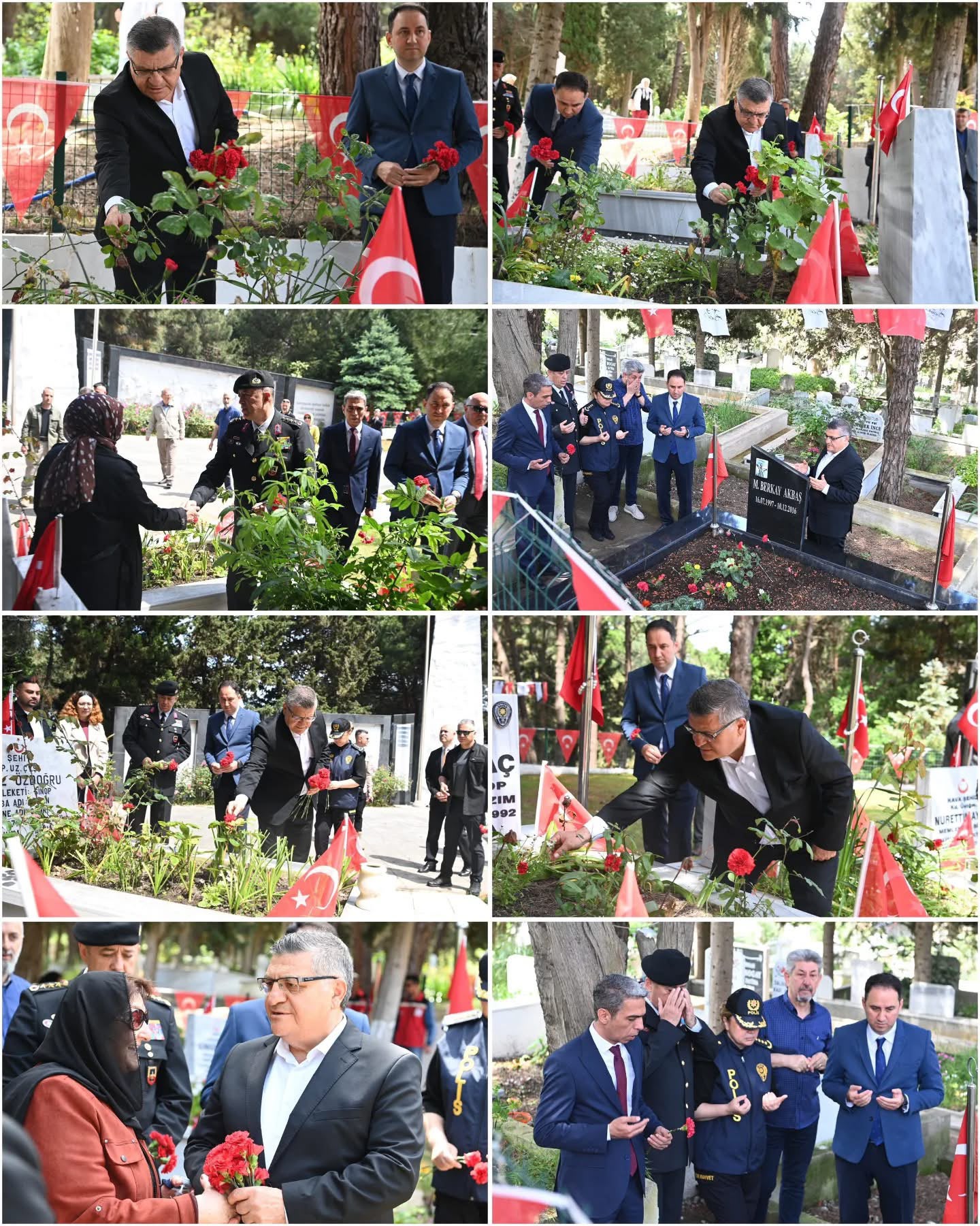 Kurban Bayramı Arifesinde Aziz Şehitler Dualarla Anıldı
