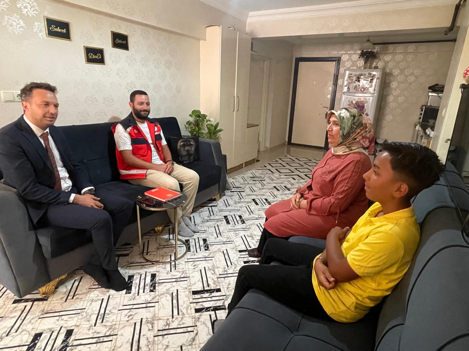 İl Müdürümüz Sayın Çetin Tutaş’tan Şehit Aileleri ve Terör Mağduru Vatandaşlarımıza Ziyaret