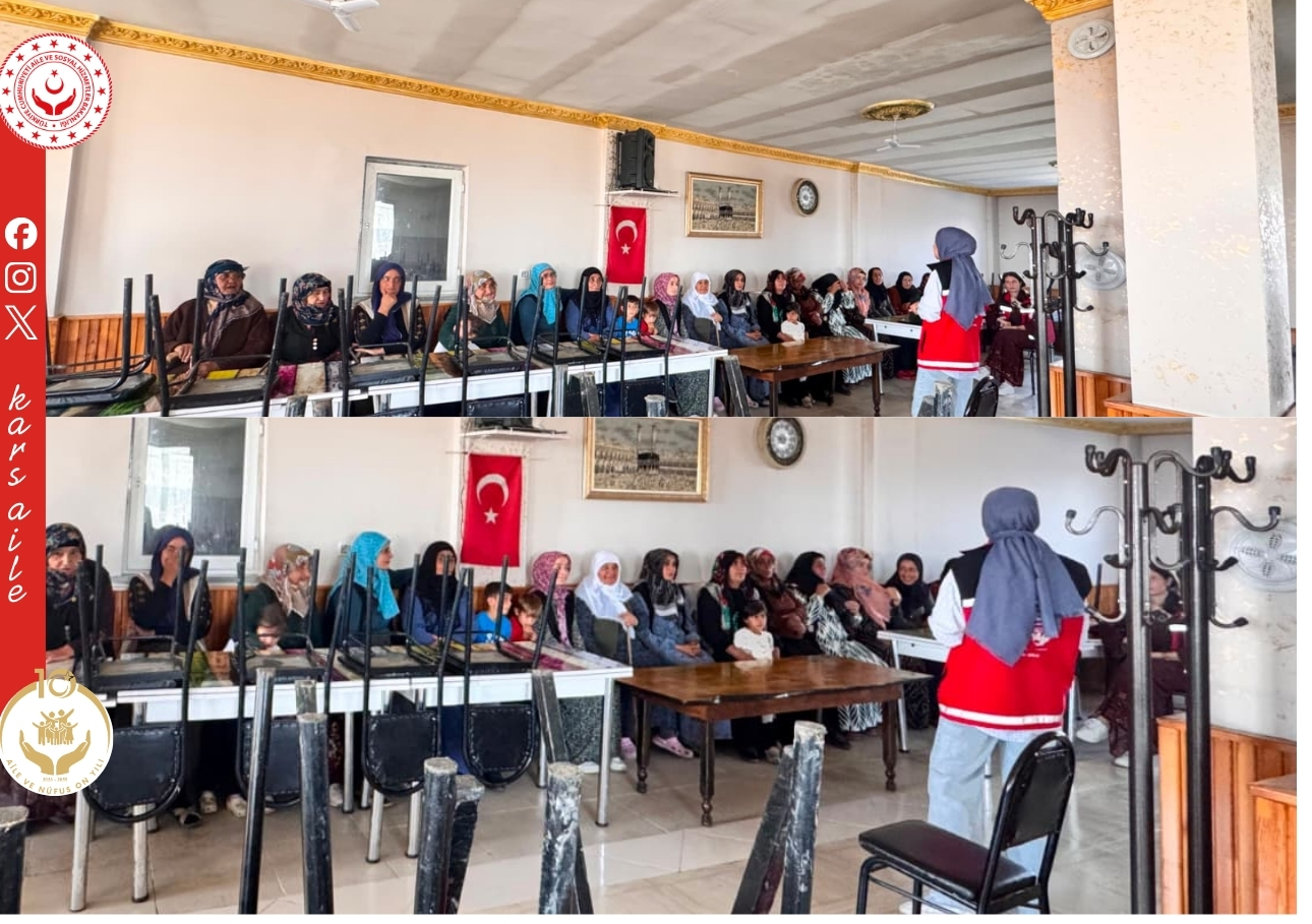 📍  Aile İçi ve Kadına Yönelik Şiddetle Mücadele Bilgilendirmesi