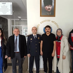 Polis Teşkilatının kuruluşunun 181. Yıl Dönümü ve Polis Haftası Münasebetiyle Kahraman Emniyet Personeli Gazilerimiz Samet Kapcı ve Mahir Sadıç Ziyaret Edildi - fotoğraf 1