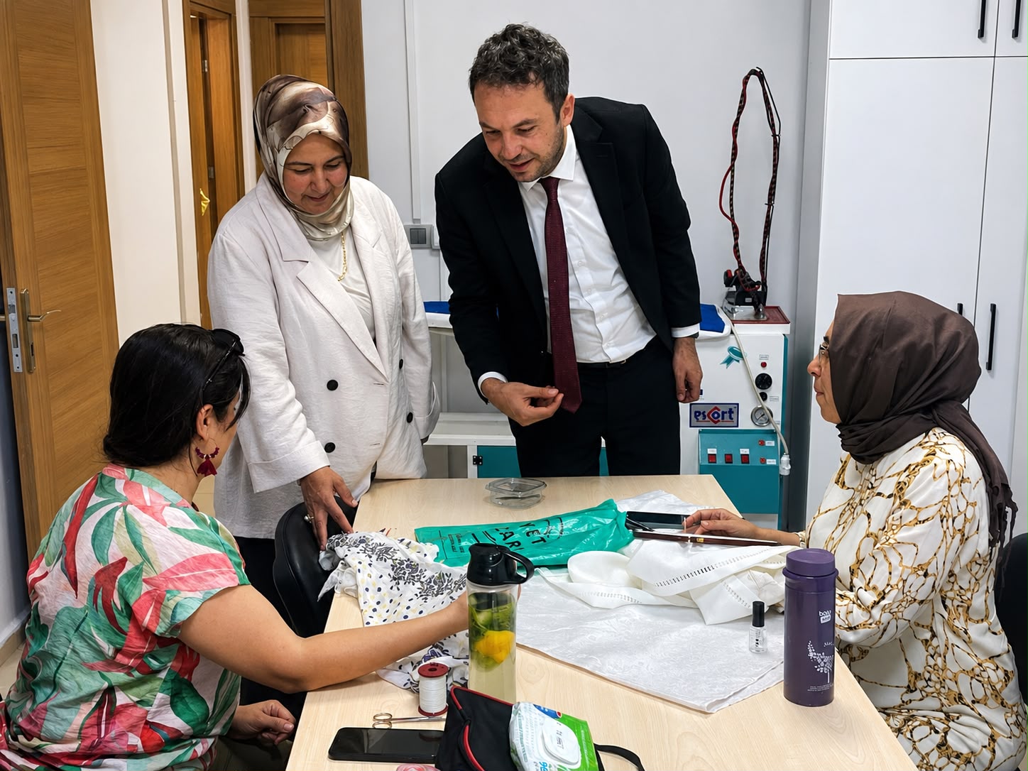 İl Müdürü Çetin Tutaş'tan Saraç Mehmet Çok Amaçlı Toplum Merkezi'ne Ziyaret