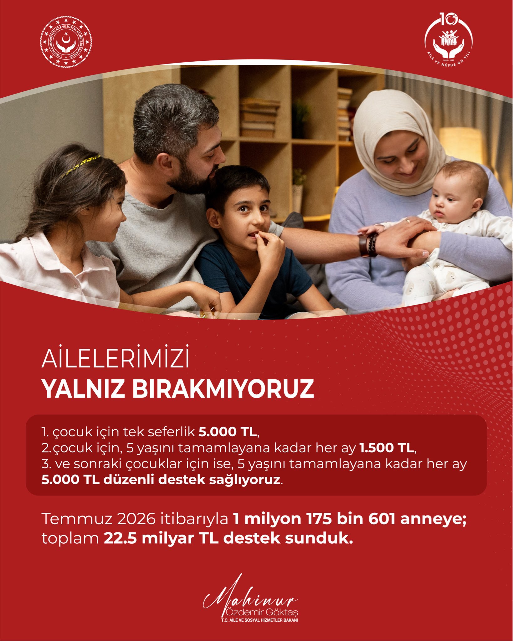 Doğum Yardımımızla Ailelerimizin Yanındayız