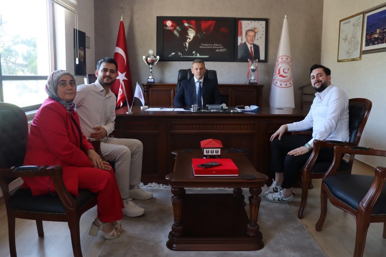 Karabük Genç Sağlık-Sen Başkanı Hidayet Güler ve Yönetim Kurulundan İl Müdürümüz Sami Çifte Ziyaret