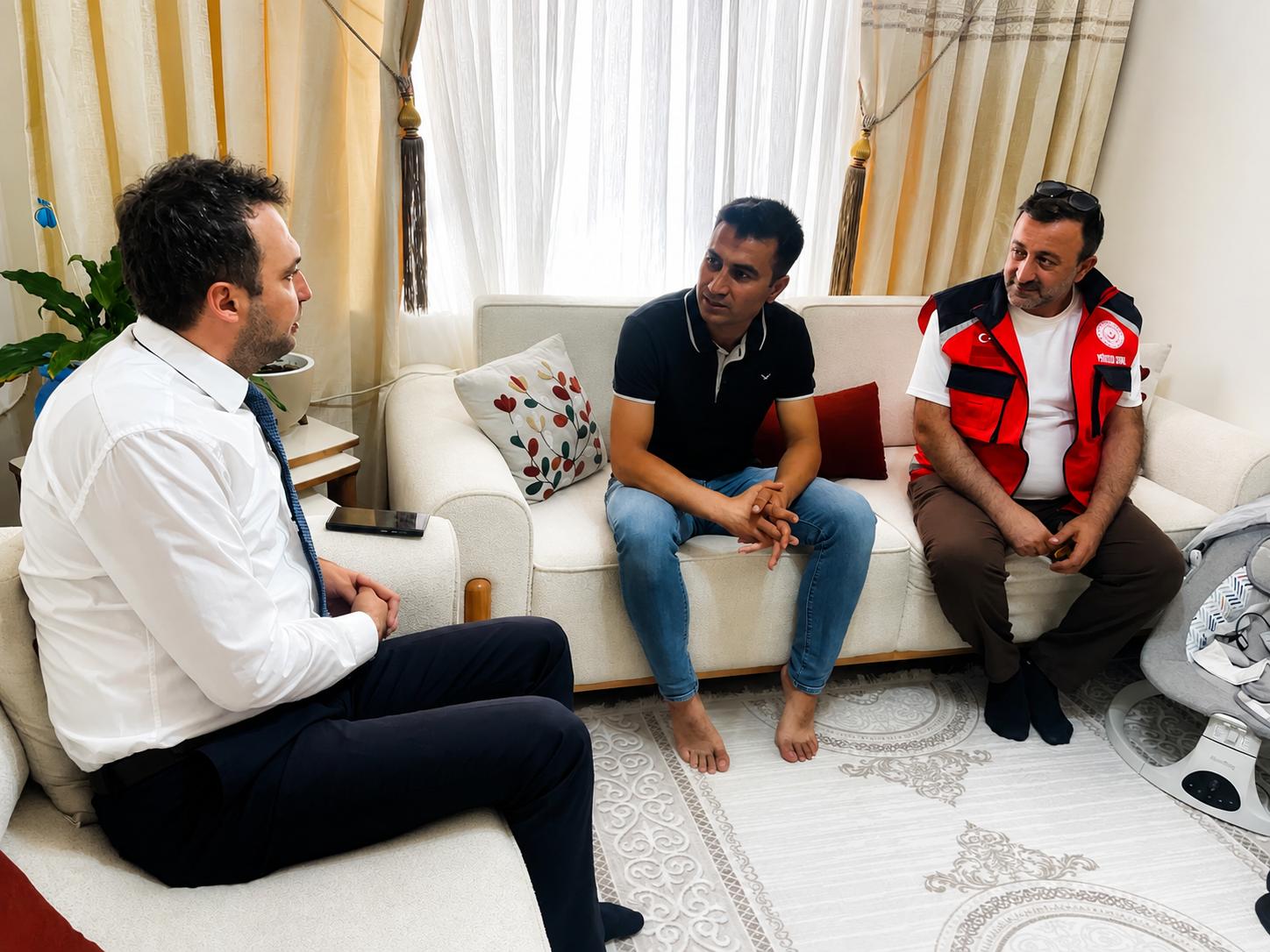 Aile ve Gençlik Fonu Desteğiyle Yuva Kuran Çiftimize Ziyaret