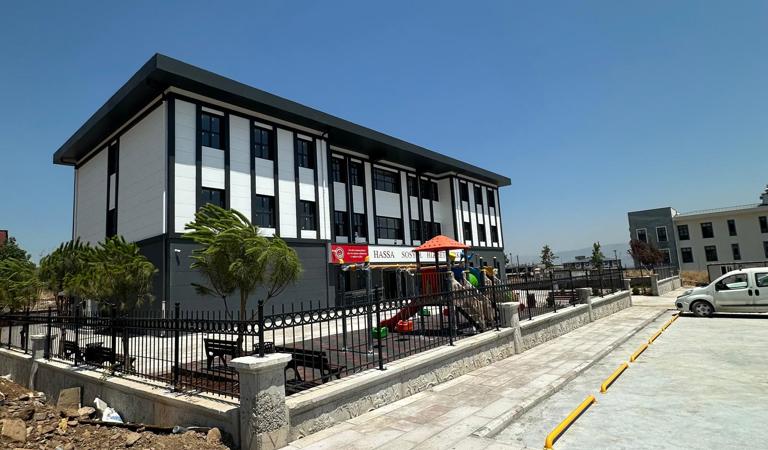 Hassa Sosyal Hizmet Merkezi Yapım Çalışmaları...