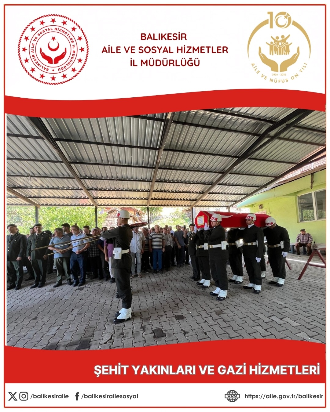 Kıbrıs Gazimiz Hüseyin TEMEL’in Cenaze Törenine Katılım Sağladık