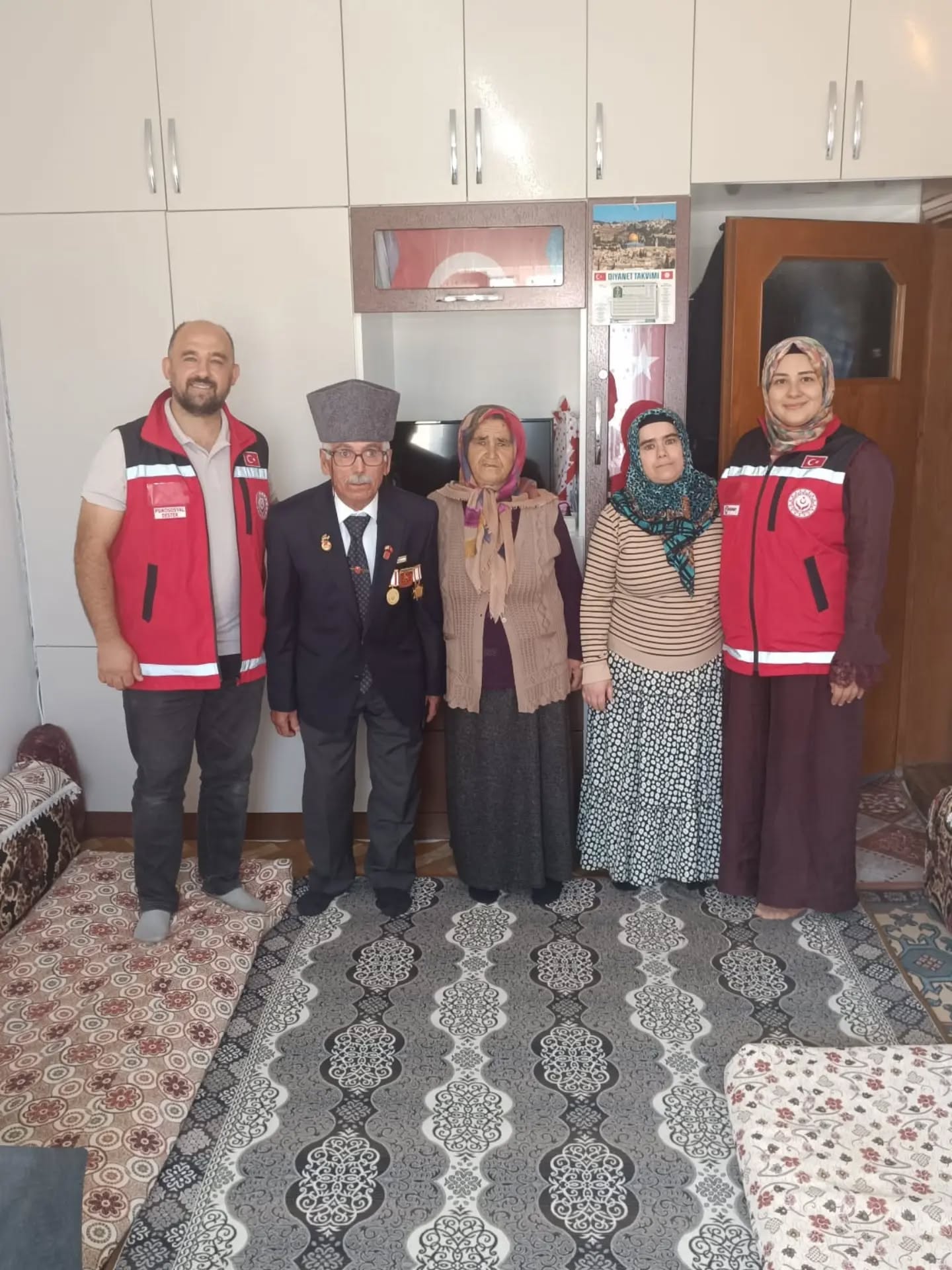 Muharip Gazi Kadiri Tekrin ÖZOĞLU ve Muharip Gazi Mustafa TUNÇ Ziyaret Edilmiştir