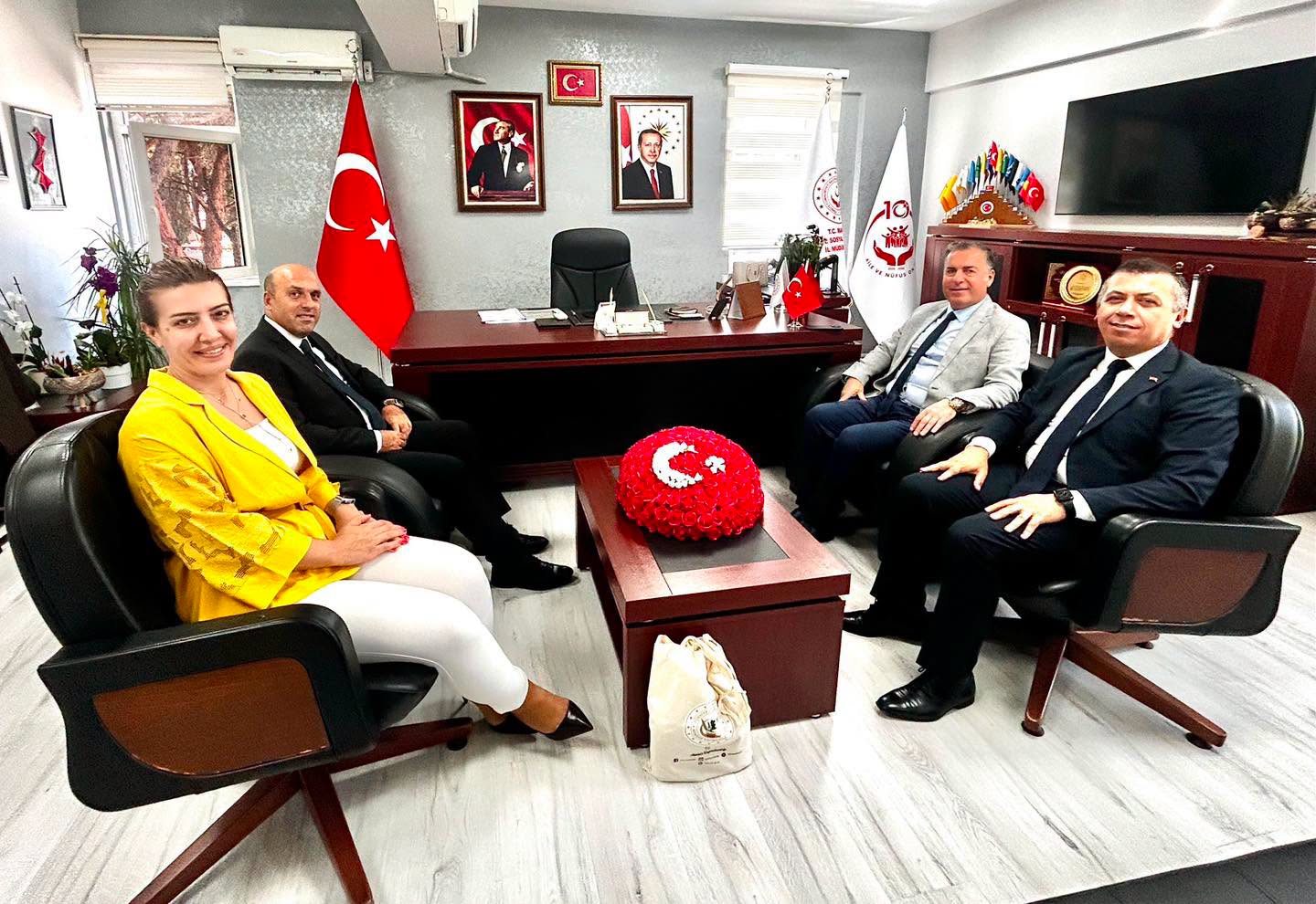 İl Müdürümüz Kudret GÜLTAŞ, Kaymakamları Ağırladı