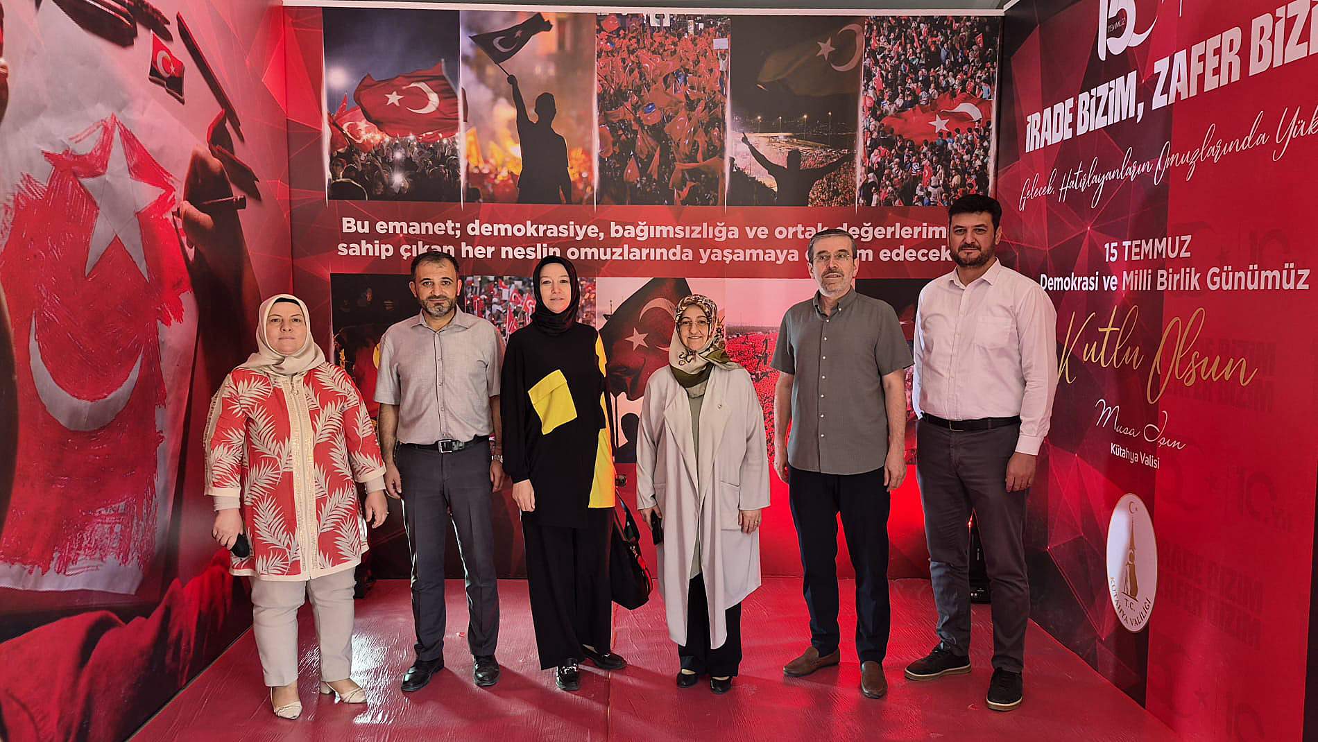 15 Temmuz Demokrasi ve Millî Birlik Günü Anma ve Deneyimleme Çadırı Açıldı