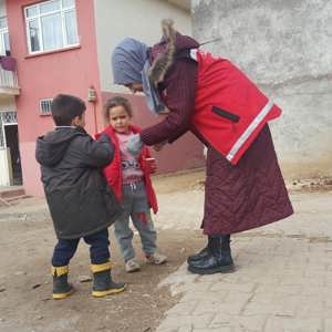Malatya psikososyal destek ekibimiz Doğanyol İlçesinde bulunan Gökçe Mahallesini ziyaret etti. - fotoğraf 1