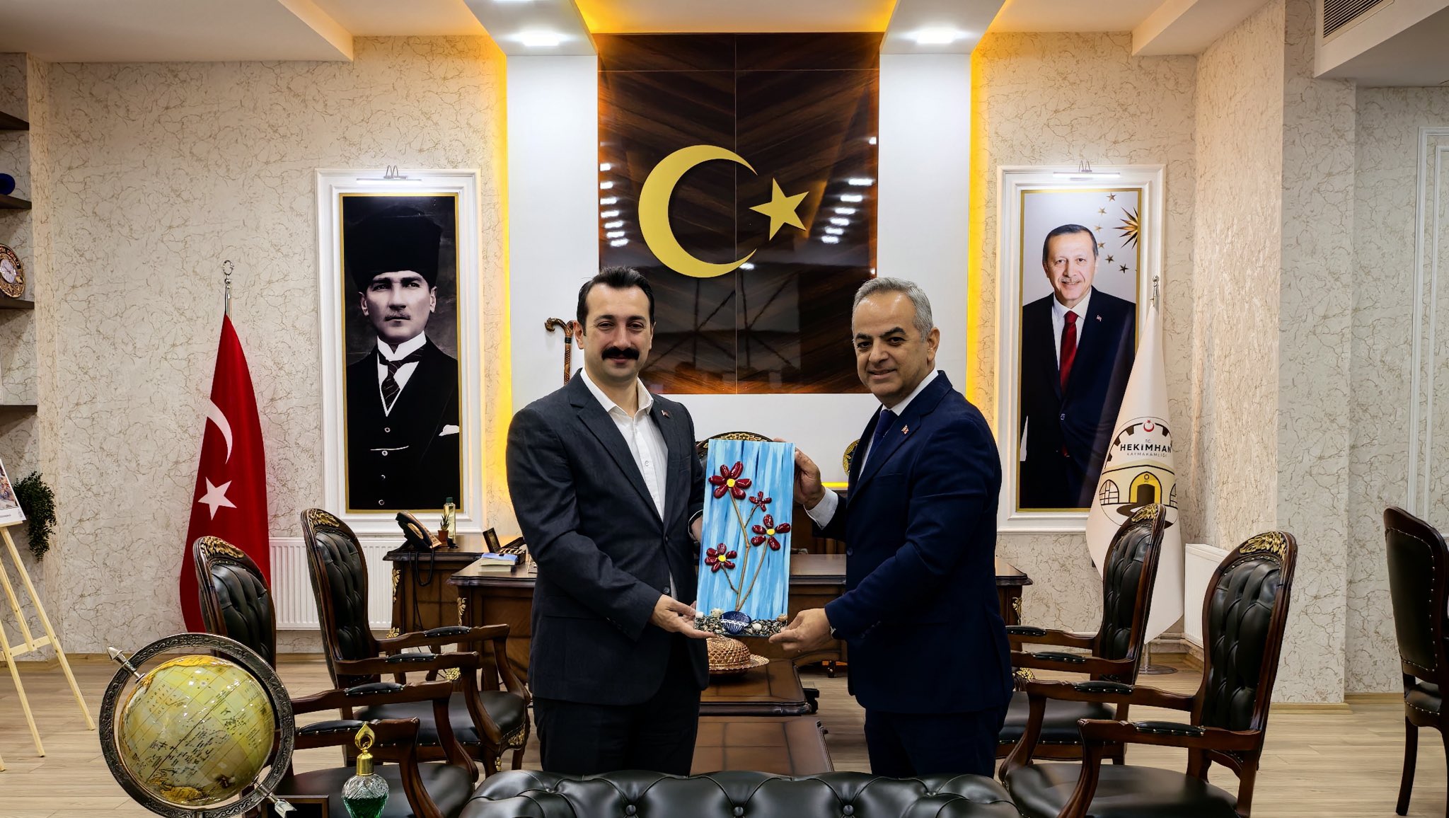 İl Müdürümüz Sn. Ömer Faruk ERGÜN Hekimhan Kaymakamımız Sn. Muhammed Fatih GÜNLÜ' ye, ilçemizde hizmet alanlarımıza yönelik yapılan ve yapılabilecek çalışmalar hakkında iştişare amaçlı ziyaret gerçekleştirdi.
