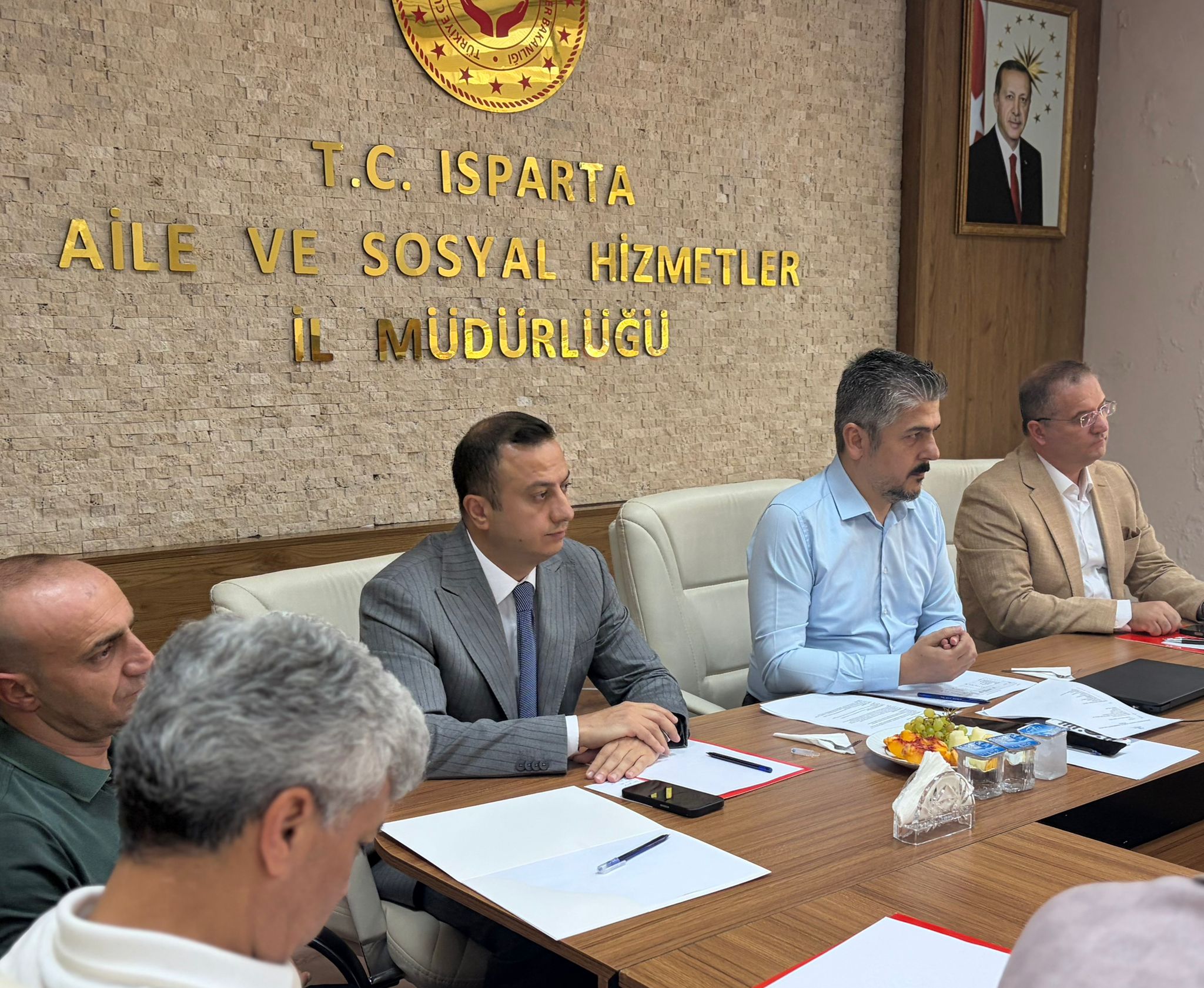 Eğitime Destek Platformu Toplantısı, Isparta Aile ve Sosyal Hizmetler İl Müdürlüğümüzde gerçekleştirildi.