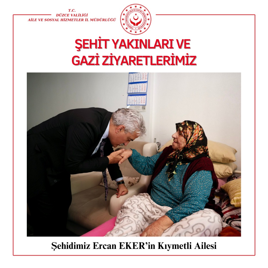 Aziz Şehitlerimiz Ercan EKER ve Erdem AY’ın Kıymetli Aileleri Ziyaret Edildi.