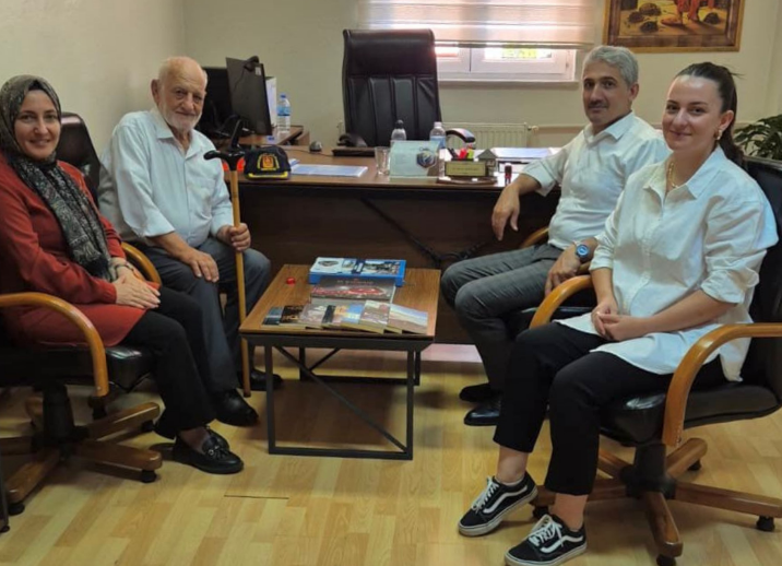 Kıbrıs Gazimiz Ahmet Yıldırmış, İl Müdürlüğümüzü Ziyaret Etti