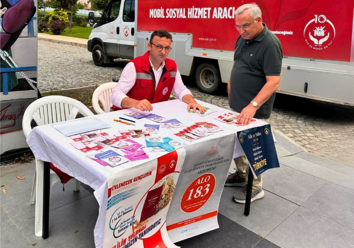 Mobil Sosyal Hizmet Aracı İle Ortahisar İlçemizde Tanıtım, Bilgilendirme Ve Farkındalık Çalışması Gerçekleştirildi.