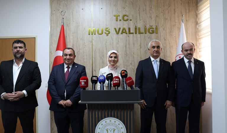 Aile ve Sosyal Hizmetler Bakanımız Göktaş, Muş'ta konuştu